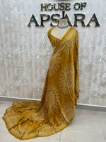 Yellow Bandhini Semi Modal Silk Saree 42