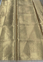 Gold Pure Tissue Brocade Saree 11