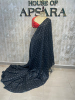 Black Semi Silk Saree 42