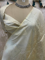 Cream Tissue Brocade Saree 54