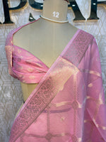 Pink Cotton Kota Checks Saree 66