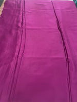 Wine Satin Mashru Silk Saree 07
