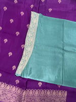 Purple Semi Silk Saree 25