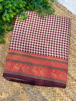 Purple n Orange Soft Silk Vintage Saree 300