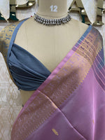Pink Bamboo Silk Saree 48