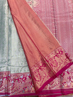 Green Semi Kanchi Tissue Saree 15