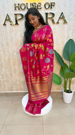 Pink Soft Tussur Floral Saree 63
