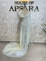 White Katdana Work Designer Saree 87