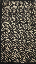 Black n Navy Blue Pure Cotton Handblom Saree