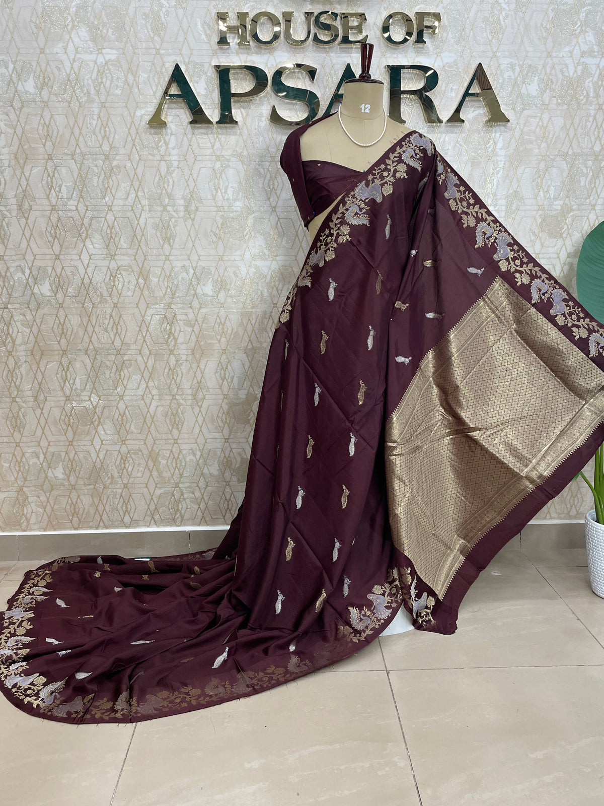 Brown Kota Doriya Saree 311