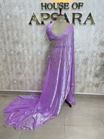 Lilac Katdana Work Designer Saree 87