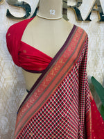 Maroon n Red Soft Silk Vintage Saree 300