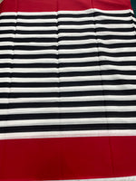 Black n Red Pure Cotton Handblom Saree