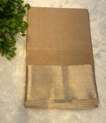 Cream Pure Tissue Organza Saree 11