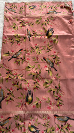 Pink Banarasi Soft tussarDigital print