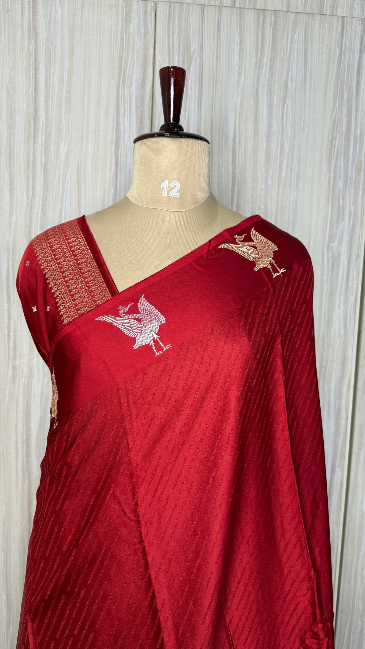 Red Mango Raw Silk