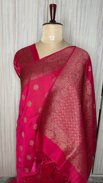 Pink Tussar silk