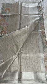 Silver Tissue Saree