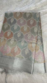 Silver Tissue Saree