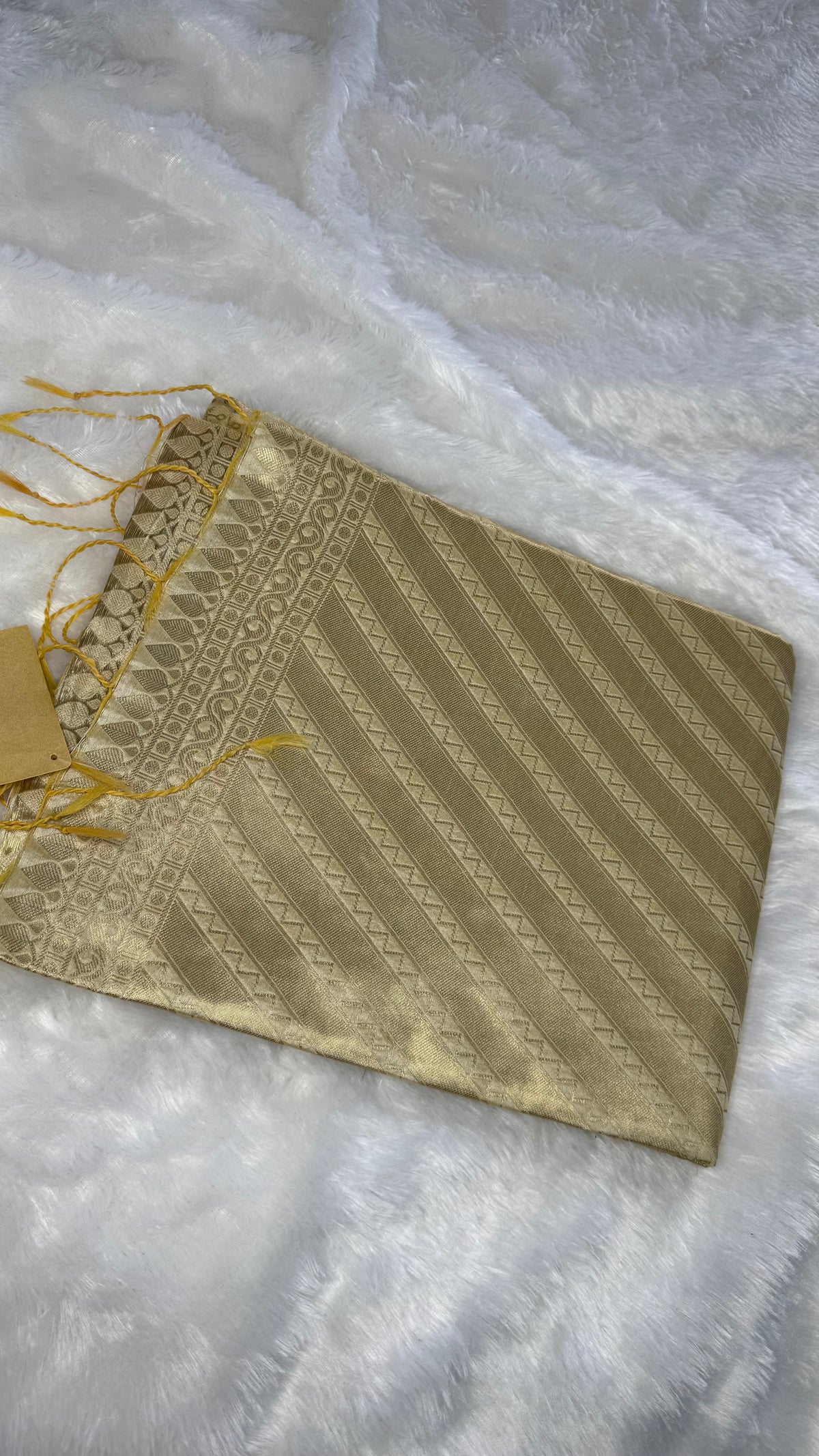 Traditional Cream Saree