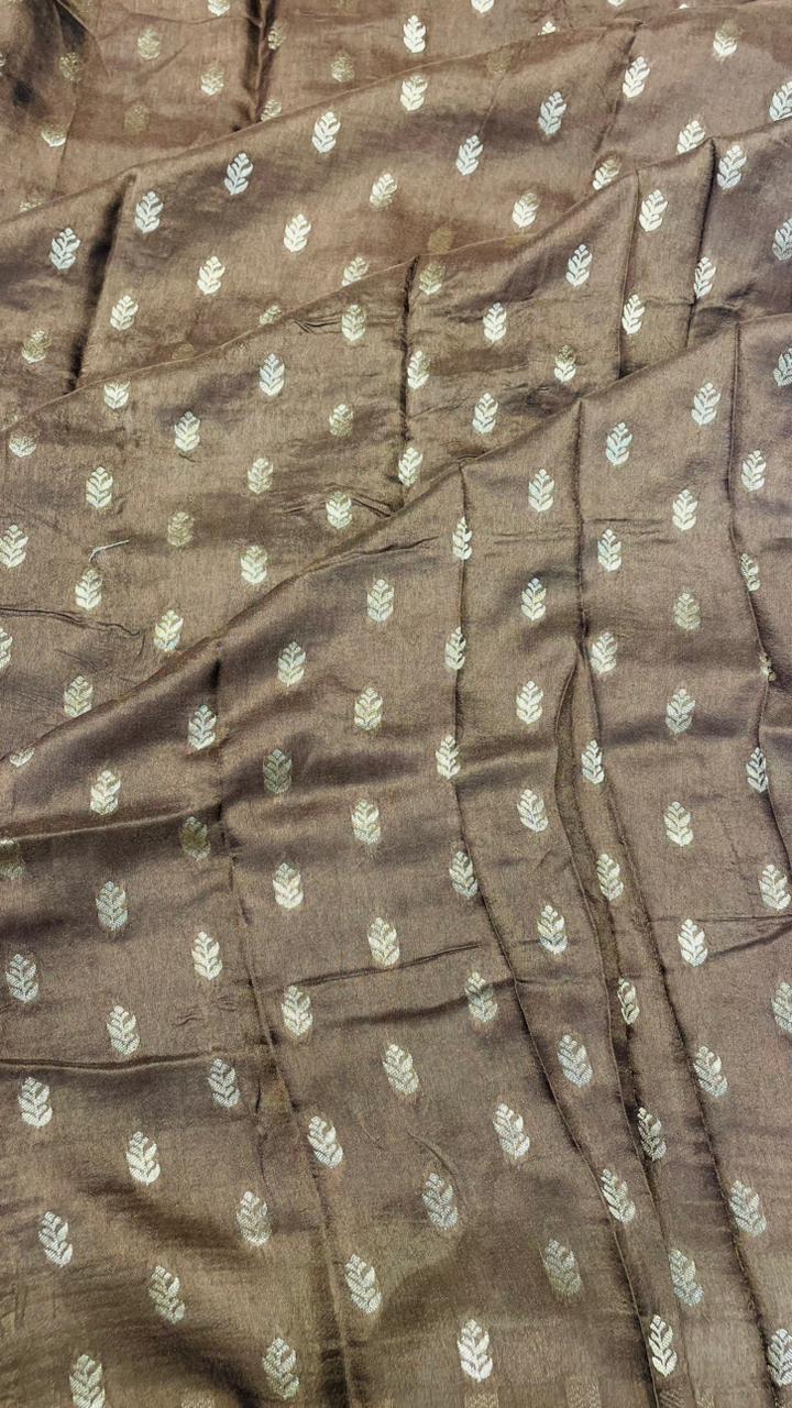 Brown Butta With Satin Border
