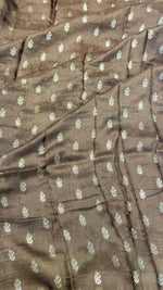 Brown Butta With Satin Border